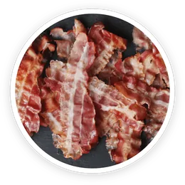 Natural bacon type flavor